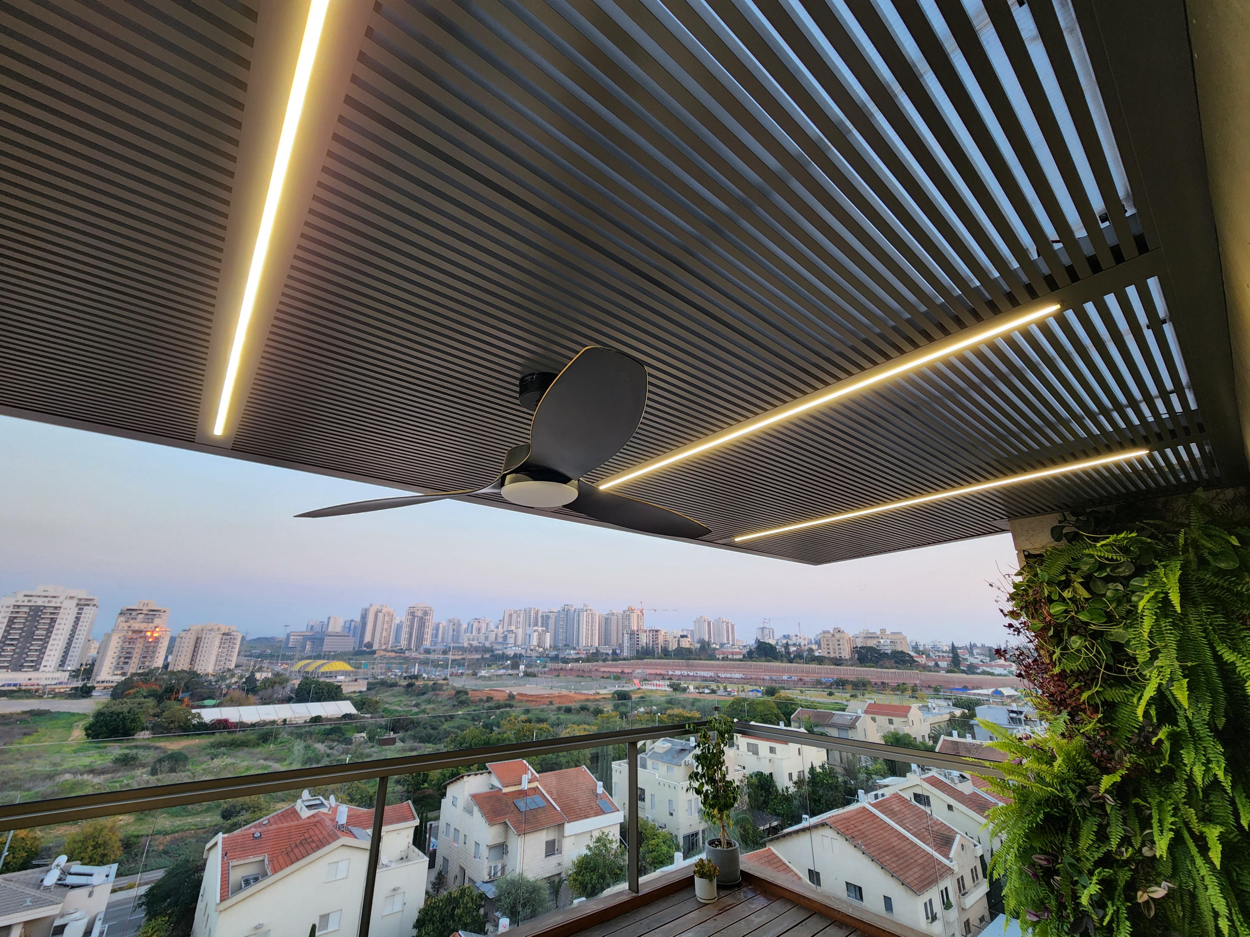 פרגולות אלומיניום קבועות